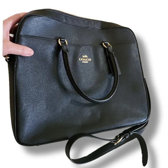 🌿COACH Leather Authentic Laptop Briefcase Bag - Absolutely Gorgeous!!! - Picture 14 of 17